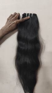 100% cuticule alignée brut non transformé vierge indien Remy cheveux doux tissage de cheveux humains disponible en 16 "18" 20 "28" 30 "longueurs - Product Image 4