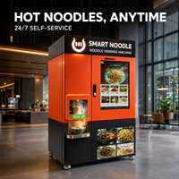 Machine commerciale entièrement automatique en libre-service Ouruoxi, robot IA pour restaurant de nouilles