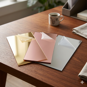 <b>Mirror</b> Acrylic <b>Sheets</b> – Reflective Acrylic Panels for Decoration & Furniture - Product Image 2