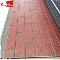 Panneaux sandwich isolés ignifuges insonorisés en laine de roche PIR polyuréthane EPS PU toit en métal