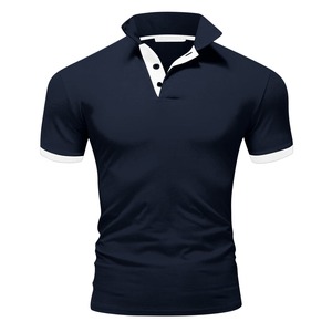 Vente à Chaud Logo Personnalisé Design Polos en Polyester Couleur Uniforme Solide Polo de Golf pour Hommes - Product Image 6