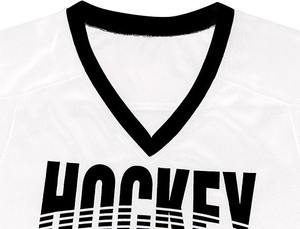 Chandail de hockey Cadeaux de hockey Chemise de glace: Équipement d'entraînement de hockey Rondelles Maillots graphiques Hauts à col en V à manches longues - Product Image 4