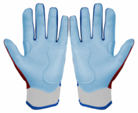 Guantes de Bateo de Béisbol de Cuero de Alta Calidad para Softbol, Logotipo y Colores Personalizados, Palma Antideslizante, Ajuste Cómodo
