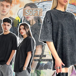 T-shirts rétro imprimés européens et américains pour hommes et femmes, manches courtes, 100% coton, coupe ample, style de rue, style de couple - Product Image 6