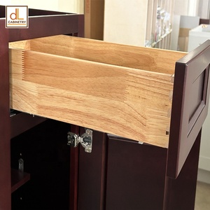 Design moderne Shaker RTA Armoires de cuisine Tout en bois massif Porte en contreplaqué avec tiroir Charnière coulissante Armoires de cuisine peintes-Sans quantité minimale de commande - Product Image 2