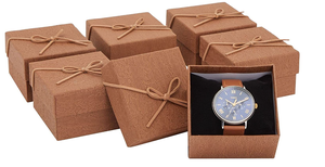 Thứ Cb-281 Tùy Chỉnh Cung Cấp OEM Cổ Điển Thiết Kế Đơn Giản Hộp Đồng Hồ Bao Bì Với Ribbon Cho Bán Buôn - Product Image 6