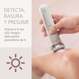 Afeitadora Inalámbrica de 3 Cuchillas para Uso en Seco y Húmedo con Luz LED, Depiladora Corporal para Cara, Piernas y Área del Bikini - Product Image 5