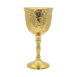 Handcrafted Brass Chalice <b>Goblet</b> Royal Vintage Design Cup | Elegant Medieval Decor Piece Premium Home Tableware Luxury Gift Item - Product Image 3