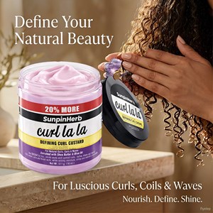 Gel Coiffant Professionnel Bio aux Herbes pour Cheveux Bouclés, Crème Hydratante Anti-Frisottis pour Femmes Noires, Sans Résidus Blancs, Tenue Moyenne - Product Image 5