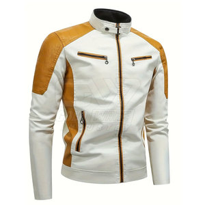 Nouvel arrivage de veste en cuir de haute qualité à la mode pour hommes meilleur design de veste d'hiver pour hommes design personnalisé - Product Image 2