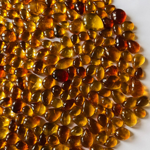 Belle qualité AAA naturel Madère Citrine mélange coupe cabochon pierre précieuse avec un superbe lustre pour toute fabrication de bijoux à bas prix - Product Image 5