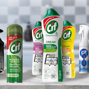 Limpiador multiusos CIF Ocean 950ml Crema de limpieza 750ml Productos de limpieza a granel Fragancia fresca y brillante Motor eficiente - Product Image 3