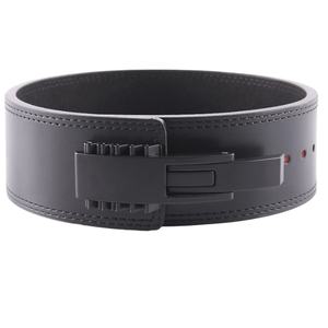 เข็มขัดยกน้ำหนักหนังแท้แบบมีคันโยกพร้อมพยุงหลัง – สำหรับยกน้ำหนักระดับพรีเมียม - Product Image 1