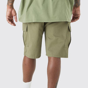 OEM Street สวมผ้าฝ้าย 100% ขนแกะโลโก้ที่กําหนดเองผู้ชายกางเกงขาสั้นสินค้า / ขายส่งผู้ชายเสื้อผ้าลําลองกลางแจ้งกางเกงขาสั้นสินค้าระบายอากาศ - Product Image 2