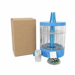 Set de Hookah Portátil de Acrílico con Luz LED, Diseño Compacto para Viajes, Manguera Individual, Personalizable para Fiestas y Salones, Venta al Por Mayor - Product Image 5