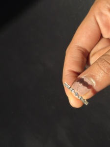 Anillo de diamantes de oro amarillo de 14K y 18K con diamantes cultivados en laboratorio, corte redondo y marquesa, banda de eternidad para mujer, joyería fina, regalo de boda - Product Image 3