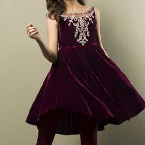 Vestido elegante bordado en PEPLUM y pantalón, embellecedor, hermoso mosaico, cuentas de cristal, DABKA, trabajo para fiesta, 2022 - Product Image 1