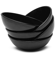 Ensemble de 2 bols à soupe en mélamine triple couche de haute qualité, anti-taches de curcuma, résistants aux bris, bols de 7 pouces pour un usage quotidien