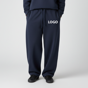 Pantalones Deportivos de Pierna Recta y Ancha, Estilo Urbano, Personalizados OEM/ODM, con Logotipo Bordado Personalizado, Ligeros - Product Image 5