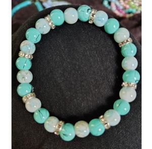 Pulsera Elástica de Cuentas de Resina con Diseño de Ángel, Joyería Ligera de Moda, Regalo - Product Image 4