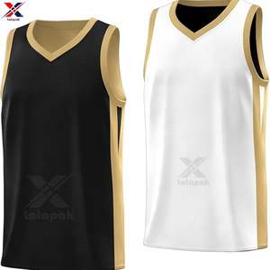 Maillots de basket-ball sans manches personnalisés en sublimation, antibactériens, respirants, évacuant l'humidité, séchage rapide, 100% polyester, toutes saisons - Product Image 5