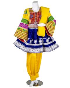 ชุด Kuchi อัฟกานิสถานผ้าคอตตอน,ชุดกระโปรงเกาหลีวินเทจ - Product Image 2