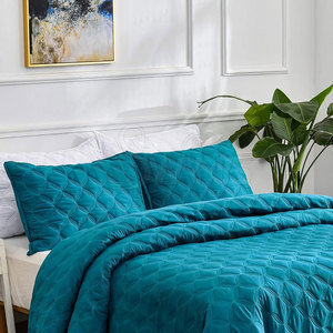 Bộ ga giường rèm cửa in kỹ thuật số <span class=keywords><strong>3D</strong></span> giá rẻ, trực tiếp từ nhà máy - Product Image 3