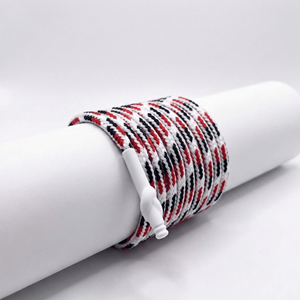 Cordón de Alta Calidad Ecológico con Revestimiento de Algodón Trenzado Plano, Logotipo Personalizado, Moderno, con Extremos Metálicos Recubiertos de Silicona para Prendas - Product Image 4