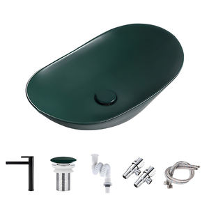 Fregaderos de Cerámica Blancos Curvos para Baño, <span class=keywords><strong>Lavabos</strong></span> Pequeños Sanitarios Personalizados de Fábrica al por Mayor en China - Product Image 5