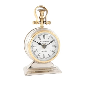 Reloj de mesa decorativo Reloj de escritorio de metal portátil Recuerdo promocional Regalos novedosos Decoración interior Reloj despertador de noche - Product Image 1