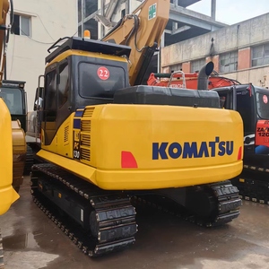 13 Ton Used Komatsu Crawler Excavator PC130 Tracked Shovel with Hydraulic Thumb, <b>Rubber</b> <b>Block</b> Digger PC130 with Camera - Product Image 2