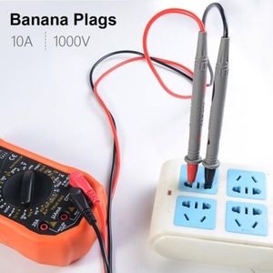 Juego De Cables De Prueba Para Multímetro Eléctrico Con Gancho De Prueba Y Pinzas De Cocodrilo - Product Image 3