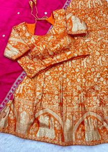 Hermoso tejido con bordado y trabajo de tejido Lehenga Choli Fabricante y proveedor de Surat - Product Image 4