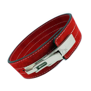 Cinturón de gimnasio de piel de vaca personalizable para seguridad deportiva con logotipo y características para levantamiento de pesas Powerlifting Strongman Deadlift - Product Image 1