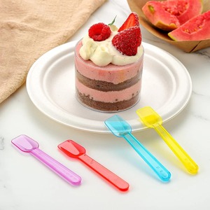 Biocean <b>3</b>" Gelato Spoons Plastic with Assorted Colors - 4000/Case - Product Image 5