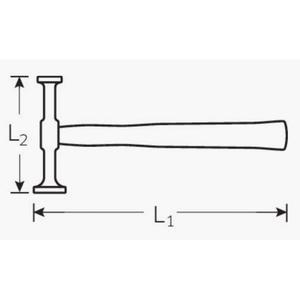 Martillo de Ingeniero Stahlwille 10970, Herramienta de Alta Calidad para Uso Profesional - Product Image 2