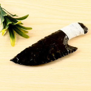 Cuchillos grandes de obsidiana negra al por mayor-Dagas de cristal decorativas al por mayor-Cuchillo de cristales - Product Image 4