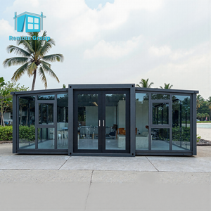 Rumah Kontainer Baja Prefabrikasi <span class=keywords><strong>Panel</strong></span> Sandwich Modular Desain Modern Kokoh Portabel Rumah Prefab Mobile untuk Penggunaan Hotel Cina - Product Image 4