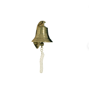 Hinged <b>Hanging</b> <b>Bracket</b> and Braided Rope Clapper Handle Selling Coustmized Bell Nautical Wall Vintage Decor Anchor <b>Hanging</b> - Product Image 1