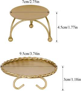 Porte-bougie en verre intemporel, centre de table, présentoir à bougies - Product Image 5