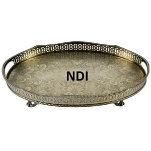 Qualité supérieure Vaisselle décorative faite à la main Décoration Traiteur Service Plateau en bois Nourriture & Petit déjeuner Dessert Plateau de service - Product Image 4