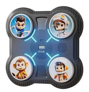 Cadeau pour enfants - Machine de <span class=keywords><strong>boxe</strong></span> musicale, sûre et écologique, entraînement de réaction avec sacs de frappe et sacs de sable - Product Image 1