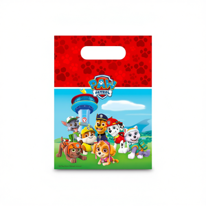Bolsas de Regalo de Paw Patrol, Plástico, 23X16.5Cm, 6 Piezas, Artículos de Celebración - Product Image 2