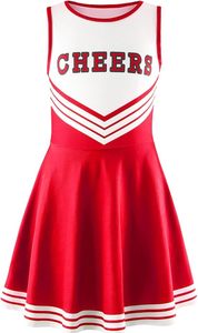 <b>Hot</b> New Arrivals Women's Adult Cheerleading Uniform Sets with Printed Rhinestones 100% Polyester OEM Service - Product Image 6