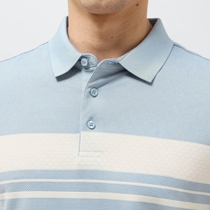 เสื้อกอล์ฟผู้ชายสไตล์ลำลอง ผ้าฝ้าย ยืดได้สี่ทิศทาง ระบายอากาศได้ดี สีพื้น แห้งเร็ว และควบคุมความชื้น - Product Image 6