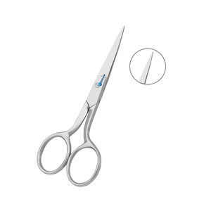 Hot Selling Curved Blade Stainless Steel Manicure Scissors Custom Eyebrow & <b>Nail</b> Trimming Beauty Scissor with Private Label - Product Image 5
