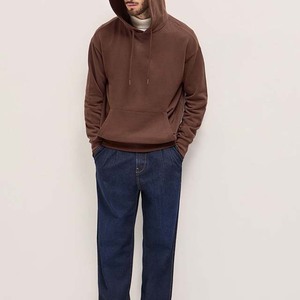 360GSM grueso peso pesado Casual en blanco ropa de hombre diseño de logotipo personalizado pulóver algodón polar invierno hombres sudaderas con capucha sudaderas - Product Image 3