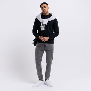 T-shirt décontracté formel pour homme à manches courtes, anti-boulochage, respirant, polyester/coton, impression sérigraphique sur le devant, tendance, uni - Product Image 3