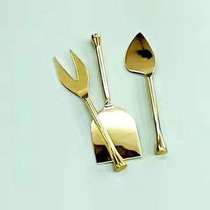 Couteaux à fromage en acier émaillé de couleur froide ensemble de 3 pièces avec poignée ustensiles de cuisine outils incroyables meilleure qualité en acier inoxydable - Product Image 2