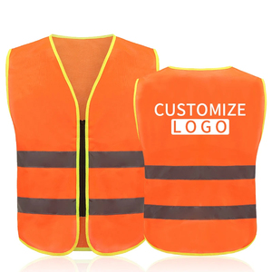 Chaleco DE SEGURIDAD reflectante personalizable de alta visibilidad, duradero, transpirable, impermeable, con logotipo personalizado para uso en exteriores - Product Image 6